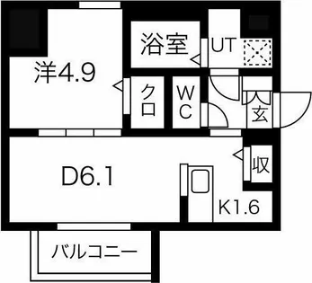 メイクス上前津Ⅳ【11階】の間取り