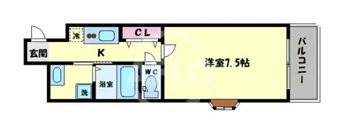 メルヴェーユ【5階】の間取り