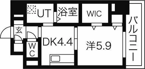 トレフルコート【3階】の間取り