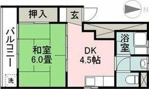 福住ビル【3階】の間取り