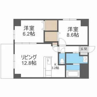 MODENA近代美術館【5階】の間取り