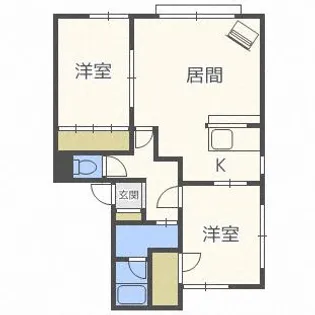 ルミエール20【102号室】の間取り