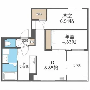 ZERO Maison S5【1階】の間取り