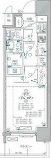 ディアレイシャス名古屋ステーション【14階】の間取り