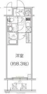 エスリード大阪グランフォート【4階】の間取り