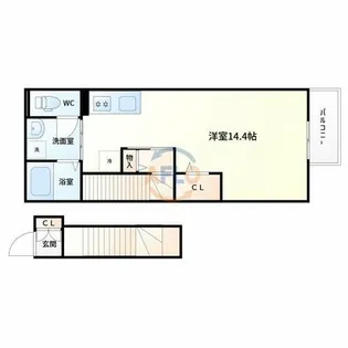 コーヴォベラフェスタ【2階】の間取り