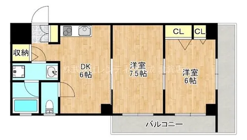 J-PRIDE今里南【4階】の間取り