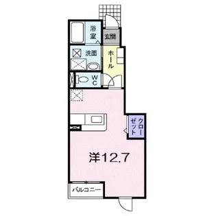 エルムプラシード1号館【1階】の間取り