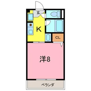 メゾン・ラポールR&K【201号室】の間取り