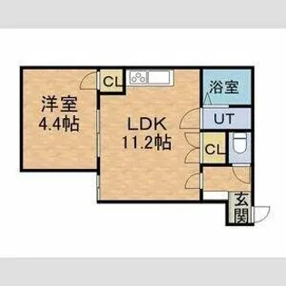 アリコベール宮の沢【3階】の間取り
