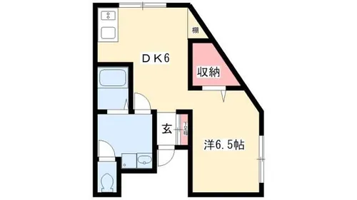 Molte Bene Yo【molte号室】の間取り