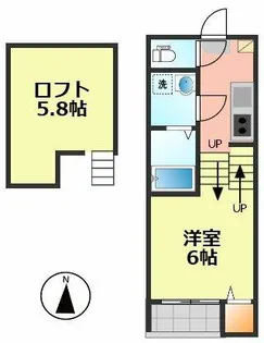 仮称)ハーモニーテラス上小田井一丁目④【1階】の間取り