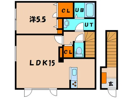 グリーンハイムH&H【202号室】の間取り