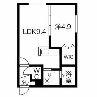 トルペ環状通東【3階】の間取り