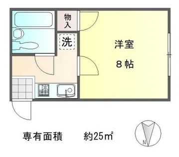 ファーストステージK2【1階】の間取り