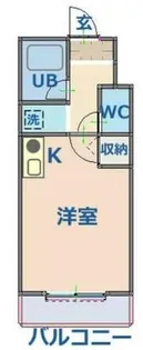 ハーモパレス札幌【3階】の間取り