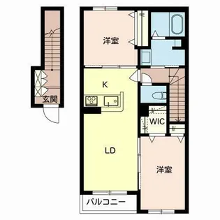 シャーメゾン ドゥース【2階】の間取り