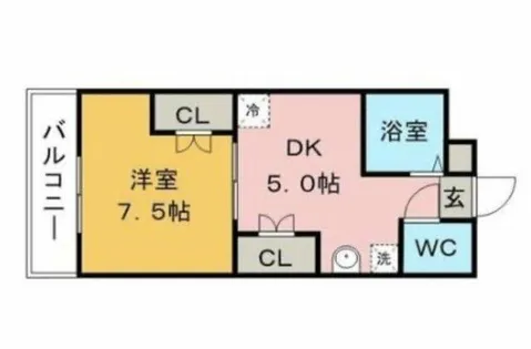 フォレスト小森野【211号室】の間取り