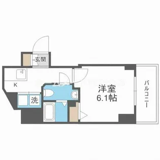 サムティ土佐堀Ribera【2階】の間取り