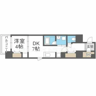 セイワパレス本町東【2階】の間取り