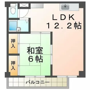 セオ・コート潤和【3階】の間取り