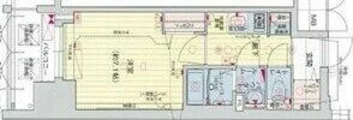 プレサンスNAGOYAファスト【15階】の間取り