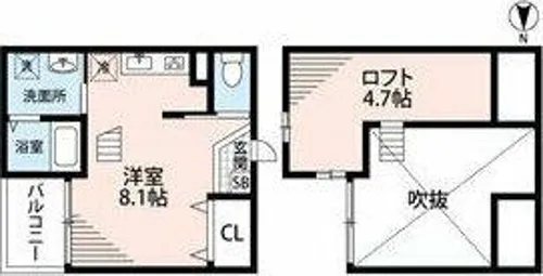 GPラヴァーズ【2階】の間取り
