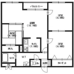 ル・ノール人見町【405号室】の間取り