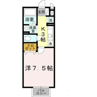シャルマンコート【1階】の間取り