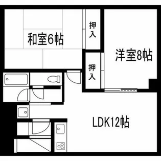 ファミールベルサD【2階】の間取り