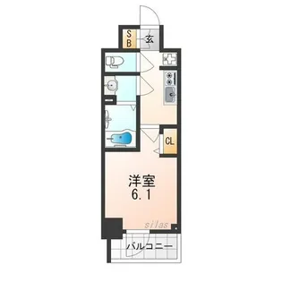 大阪府大阪市東成区玉津3丁目【マンション】の間取り