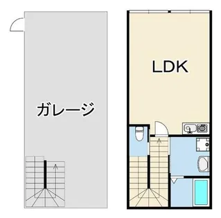 GARAIL 神戸東灘【1階】の間取り