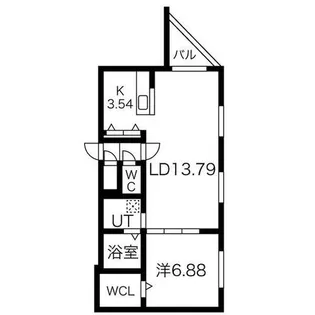 北海道札幌市中央区南九条西7丁目【マンション】の間取り