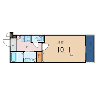 フジパレス中宮2番館【2階】の間取り