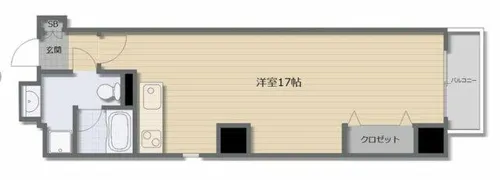 ボーベル南船場【12階】の間取り