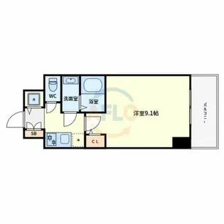 S-RESIDENCE堺blaze【8階】の間取り