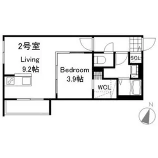 ラグランジュ元町【2階】の間取り