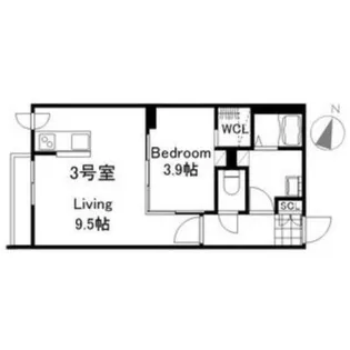 ラグランジュ元町【4階】の間取り