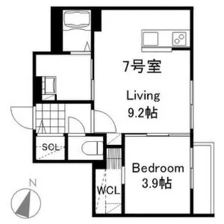 ラグランジュ元町【3階】の間取り