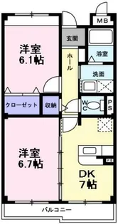 大阪府堺市東区日置荘原寺町【マンション】の間取り
