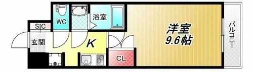 サンエスパシオ美園【4階】の間取り