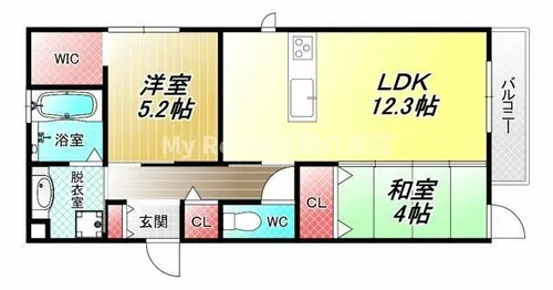 ボナール コート【2階】の間取り