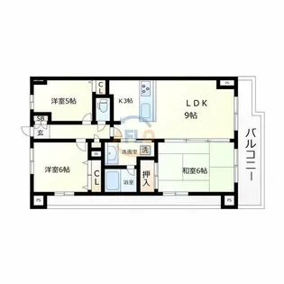 エスリード森ノ宮第三【8階】の間取り