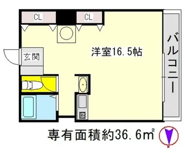 明治館岡崎【1階】の間取り