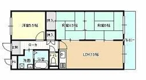 EverGreen泉ヶ丘1号館【3階】の間取り