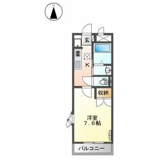 ベネッセ・黒川【1階】の間取り