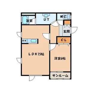 ロイヤルハイツⅠ【201号室】の間取り