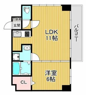 The Legend of Sakai【6階】の間取り