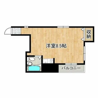 ハイツ大東【3階】の間取り