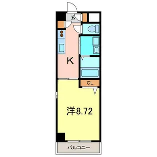 リバーストーンⅡ【6階】の間取り